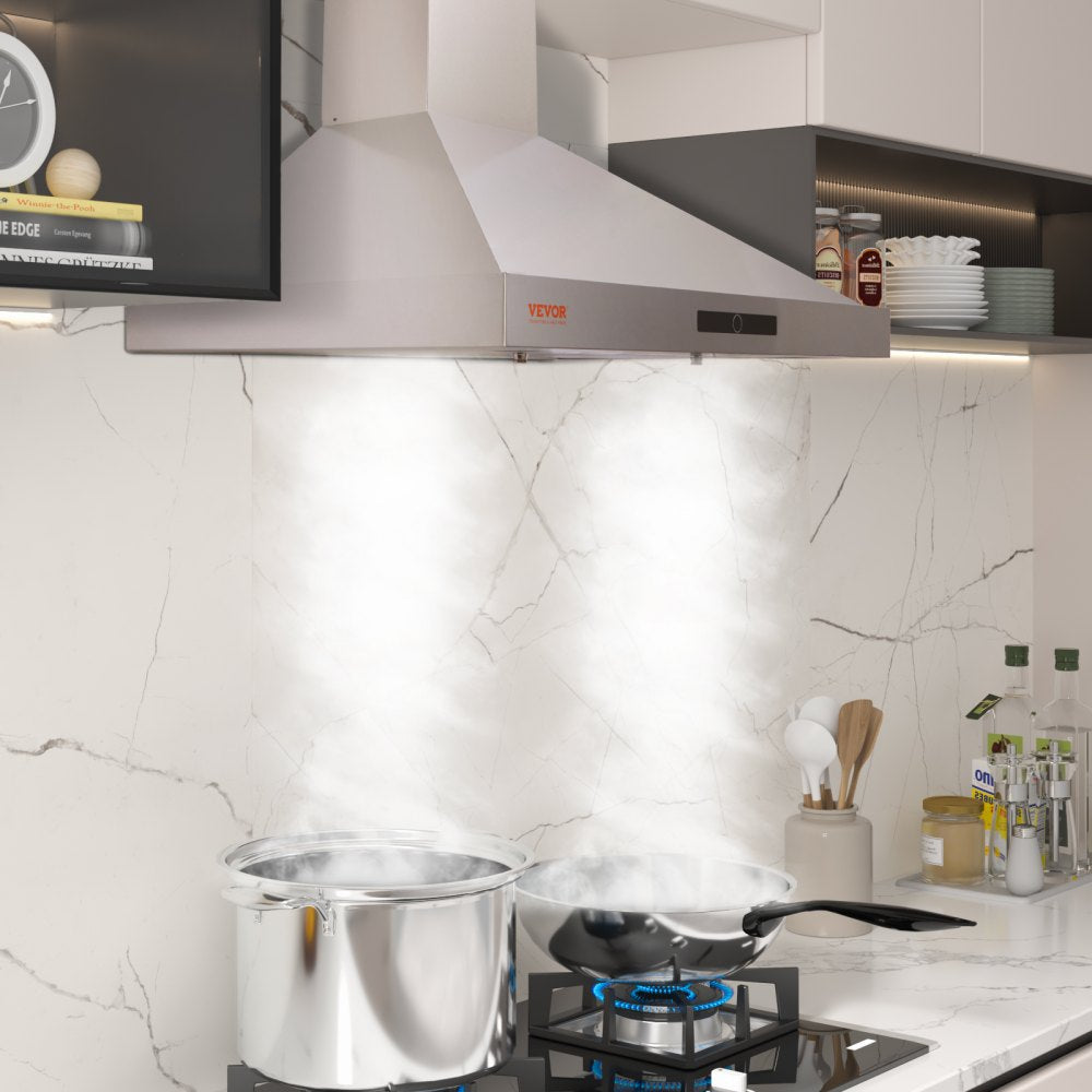 TD0975G-CC-I1 - Stainless Steel Wall Mount Range Hood with LED Lights