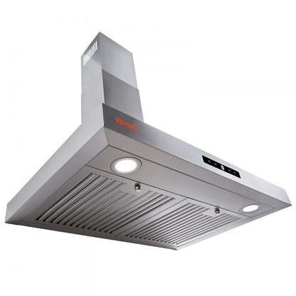 TD0975G-CC-I1 - Stainless Steel Wall Mount Range Hood with LED Lights