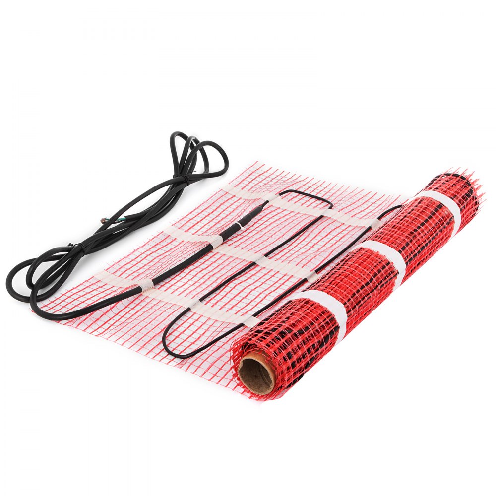 010391685233 - VEVOR 90 Sqft Self-Adhesive Electric Floor Heating Mat