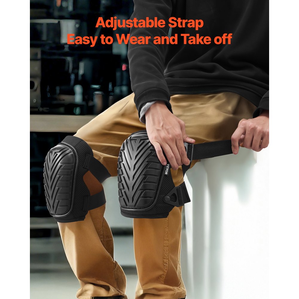 VN-0200805 - Heavy-Duty Knee Pads with Gel Cushioning for Maximum Comfort