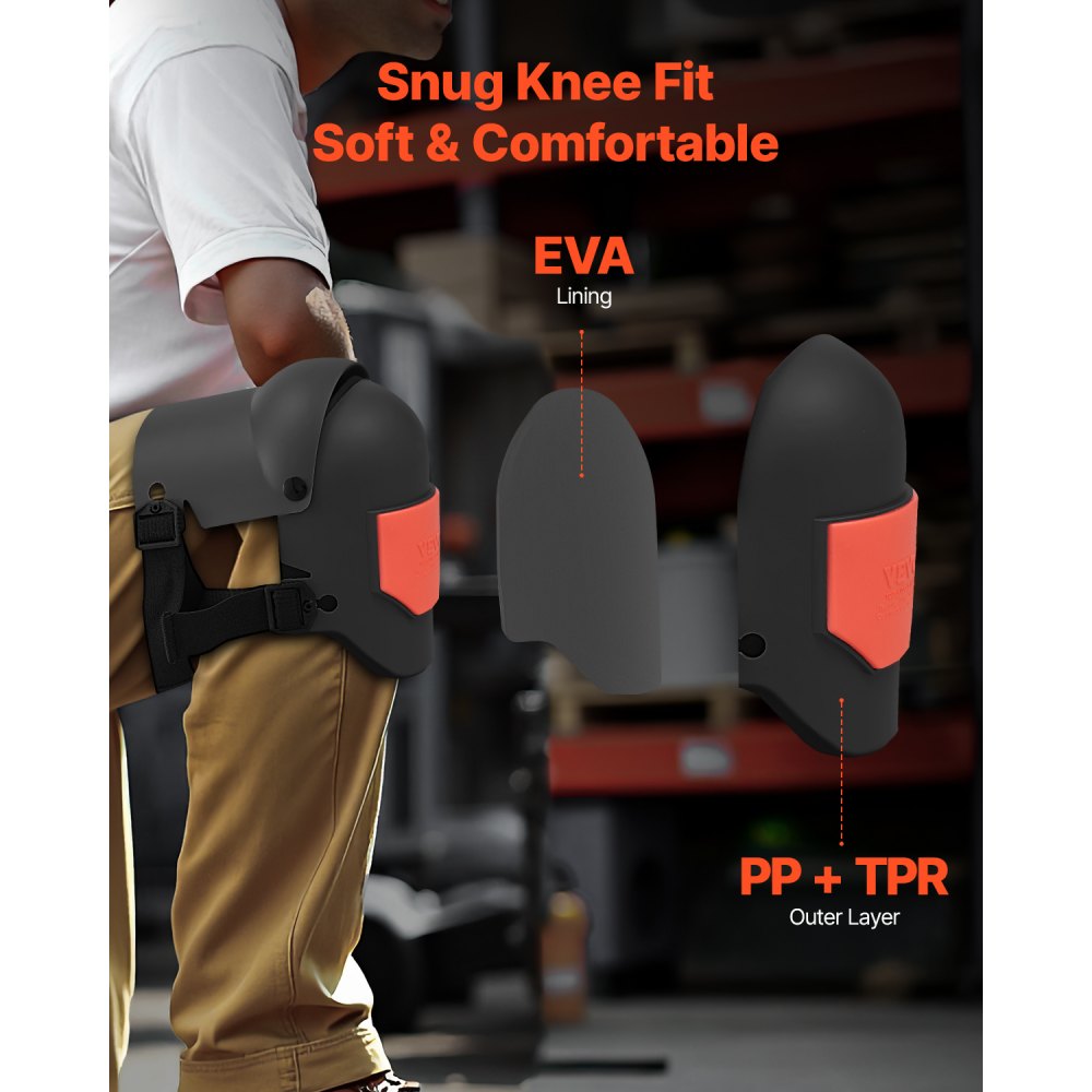 VN-0161701 - Extra Thick EVA Knee Pads for Construction & Cleaning