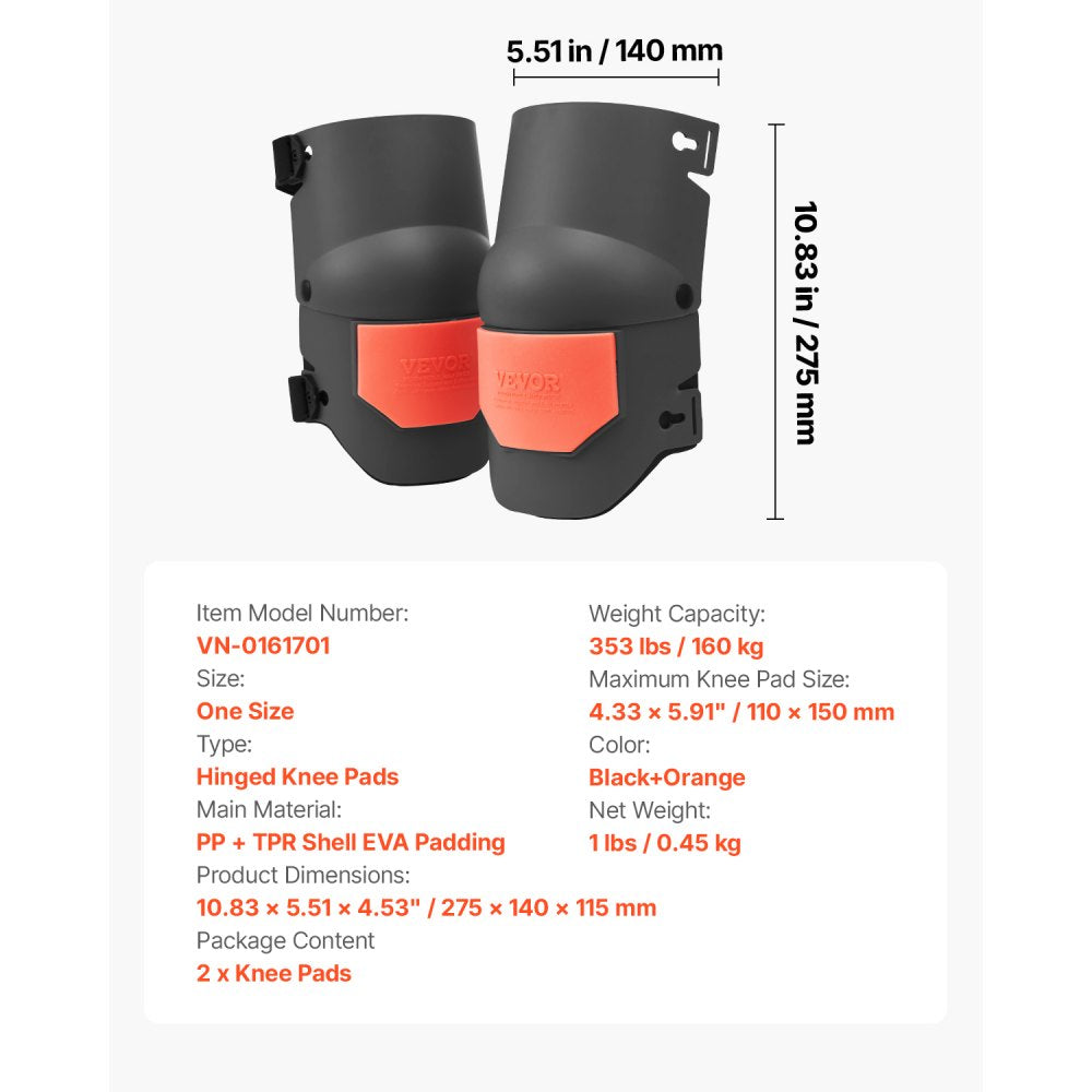 VN-0161701 - Extra Thick EVA Knee Pads for Construction & Cleaning