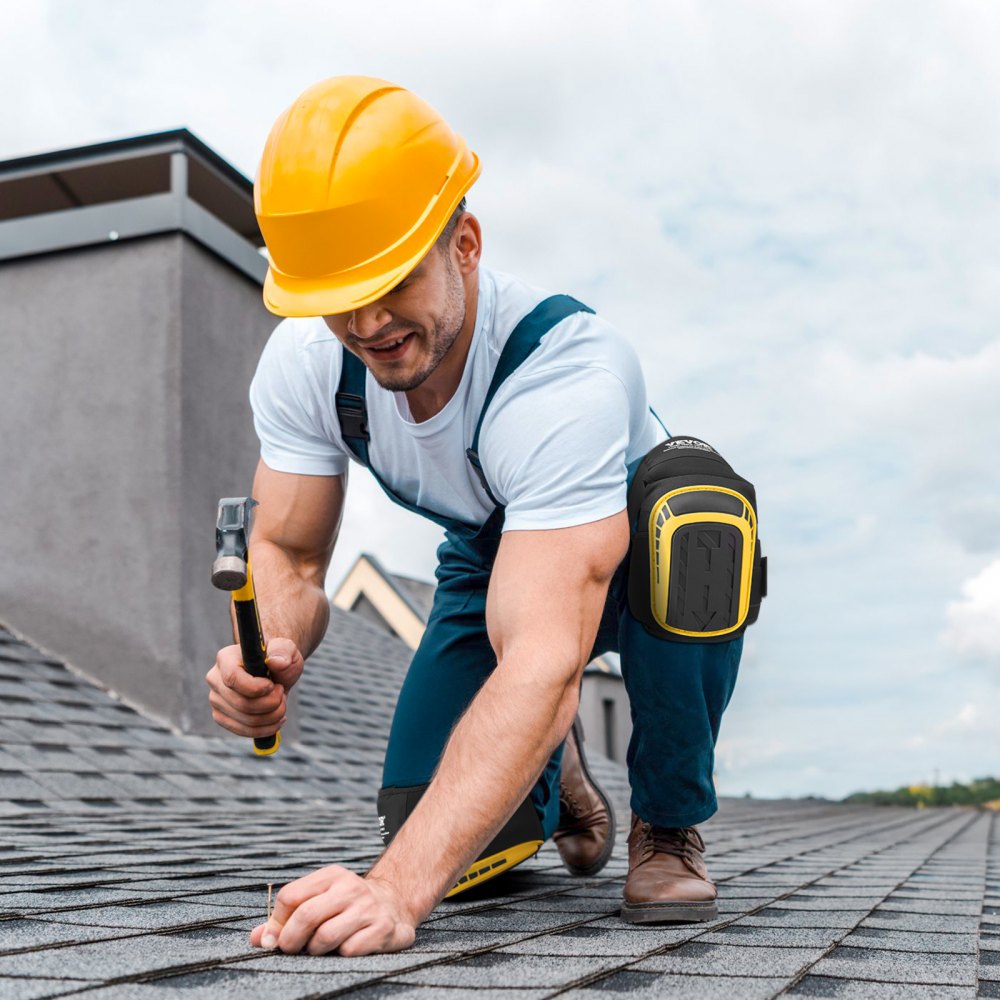 VN-0161701 - Heavy Duty Knee Pads with EVA Foam & Silicone Gel Cushioning