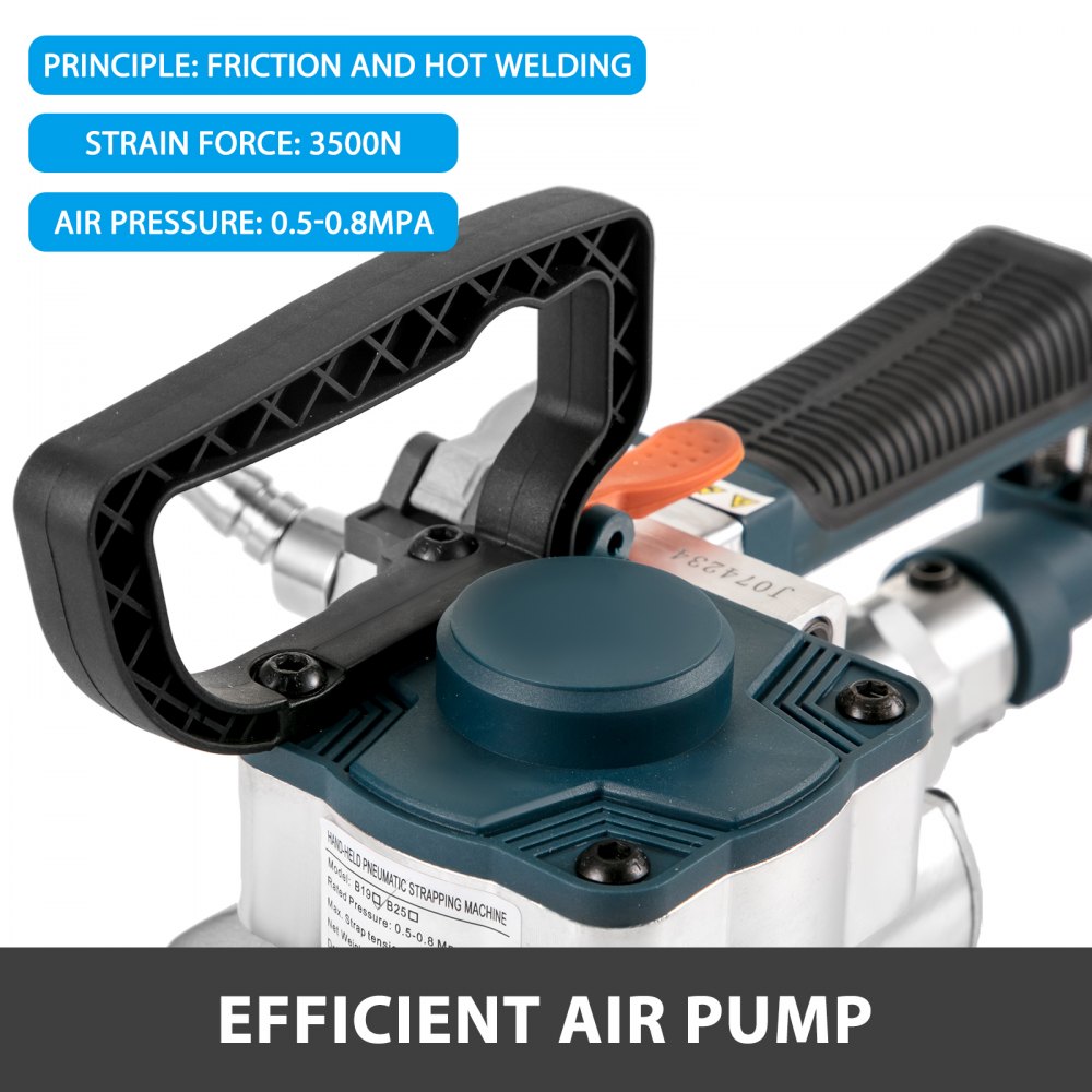 010480384075 - Pneumatic Strapping Tool with High Force and Lightweight Design