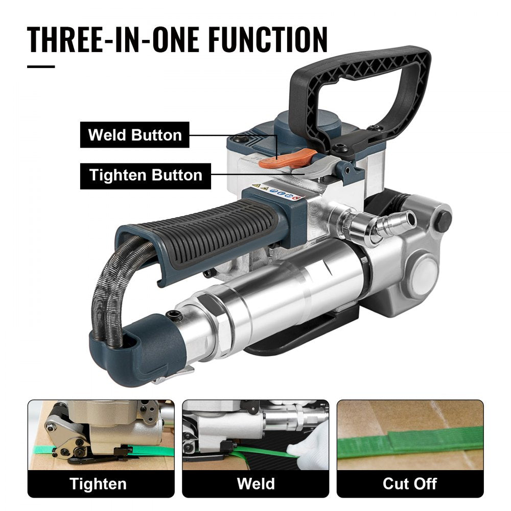 010480384075 - Pneumatic Strapping Tool with High Force and Lightweight Design