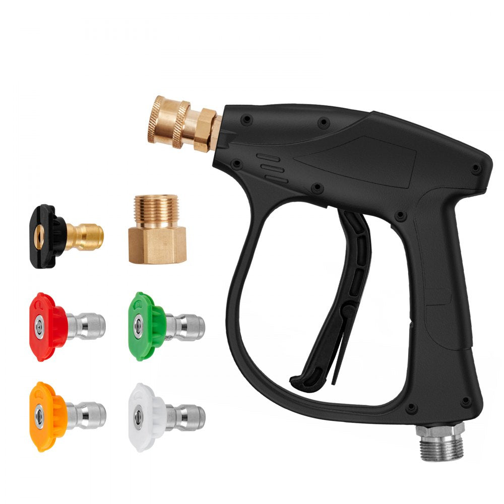TSG-3000 - High-Precision Stainless Steel Pressure Washer Gun with 5 Quick-Connect Nozzles