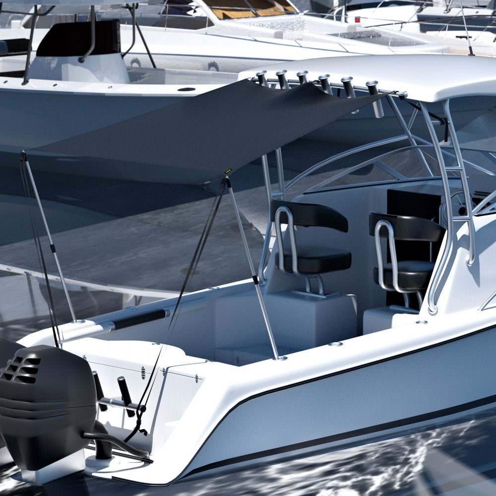 ZYTJ5X5 - Durable 5' x 5' UV-Proof T-Top Shade Kit for Boats