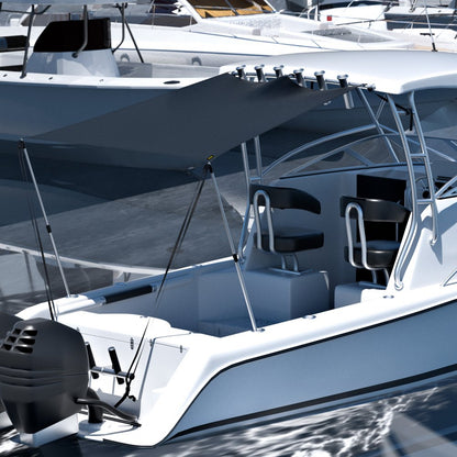 ZYTJ5X5 - Durable 5' x 5' UV-Proof T-Top Shade Kit for Boats