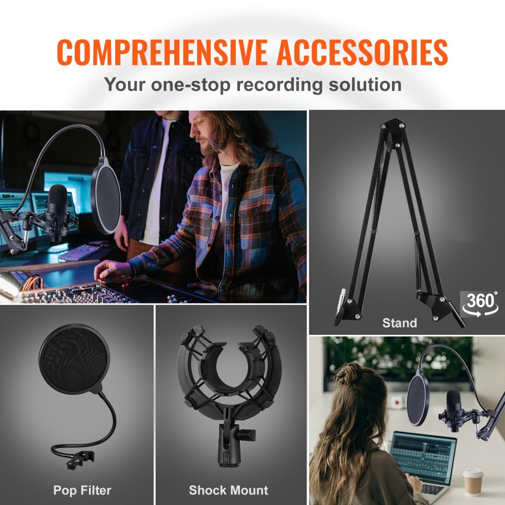 AK-V4 - High-Quality USB Microphone for Clear Voice Recording