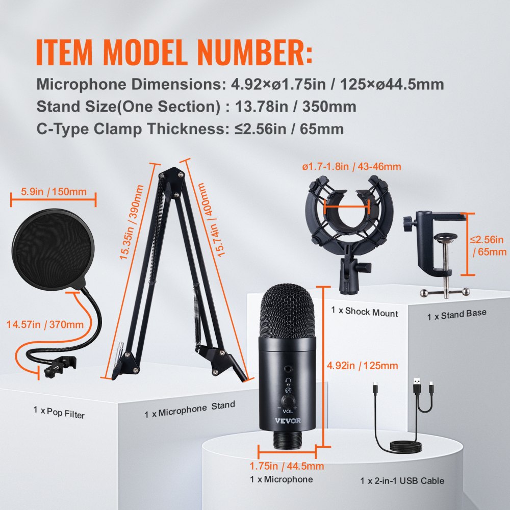 AK-V4 - High-Quality USB Microphone for Clear Voice Recording