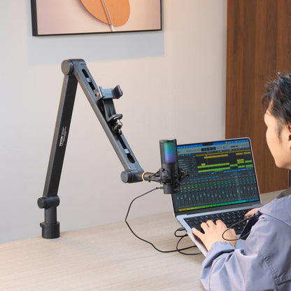 AK-V6 - 360° Adjustable VEVOR Microphone Boom Arm for Easy Positioning