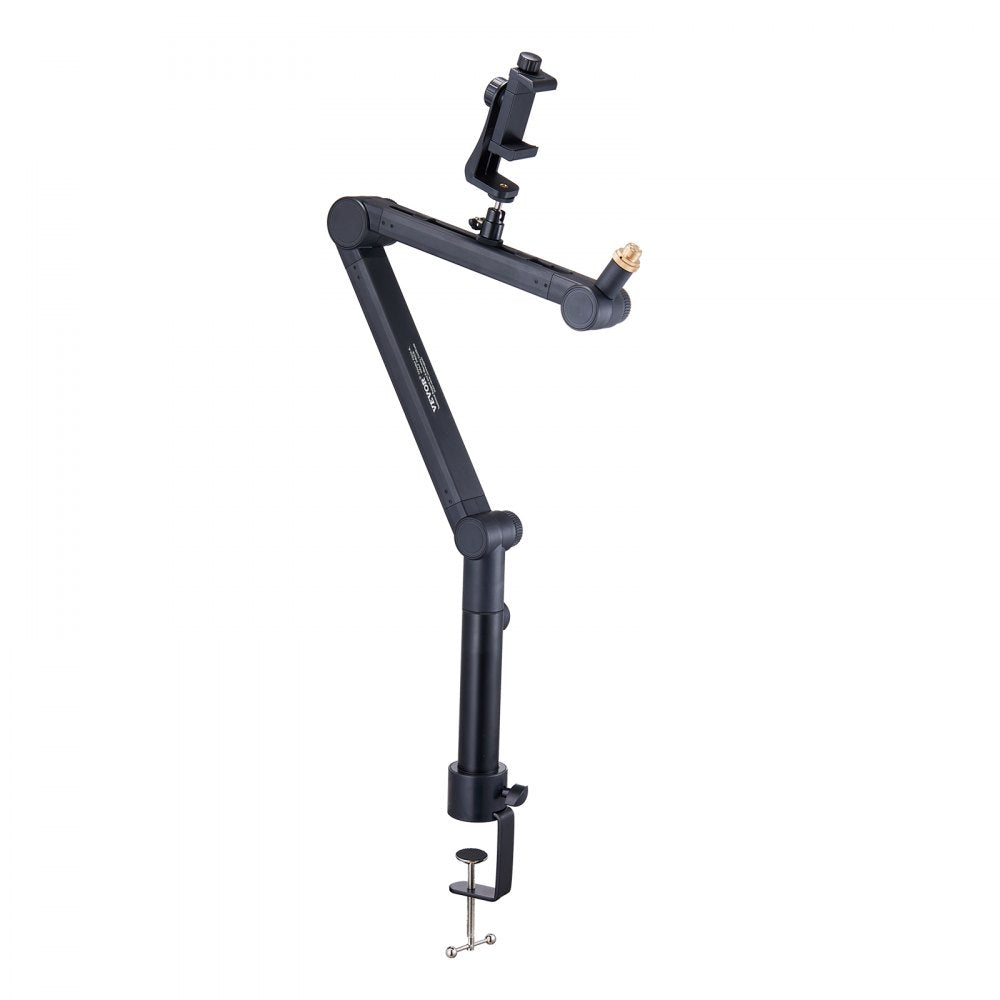AK-V7 - Adjustable Microphone Boom Arm with 360° Rotation and Desk Mount