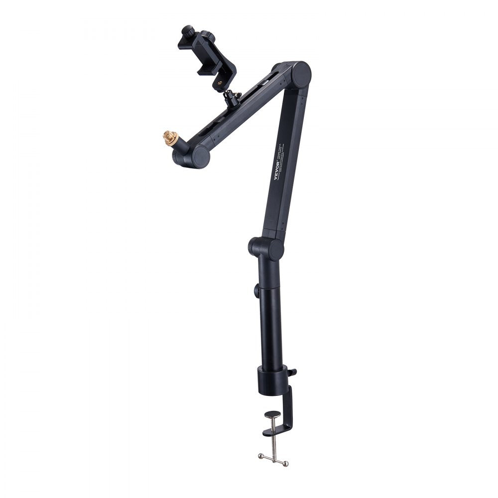 AK-V7 - Adjustable Microphone Boom Arm with 360° Rotation and Desk Mount