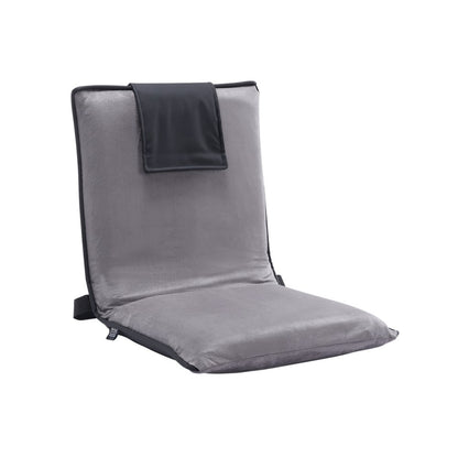 QX-0408C - Adjustable Low-Profile Floor Chair with Foldable Design