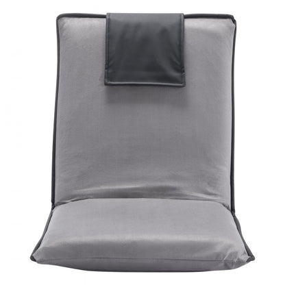 QX-0408C - Adjustable Low-Profile Floor Chair with Foldable Design