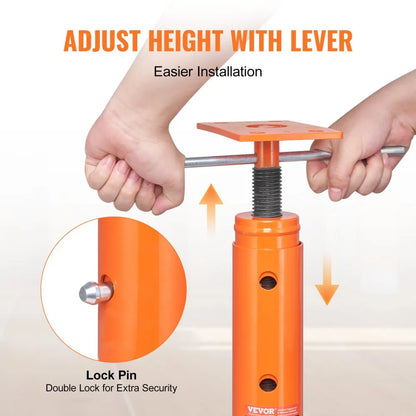 204A-0080-00-00 - 19"-36" Adjustable Floor Jack for Strong Support