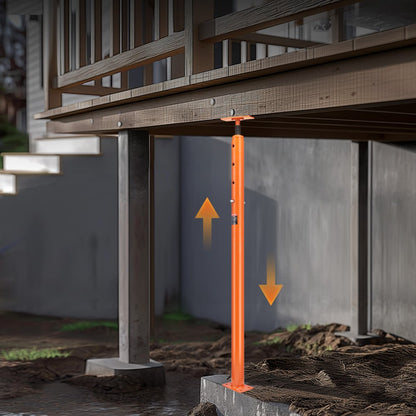 204A-0080-02-00 - Versatile Adjustable Floor Jack 56"-100" for Beam Support