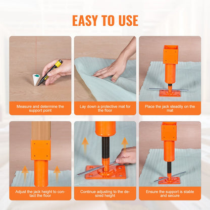 204A-0110-00-00 - VEVOR Heavy-Duty 4"x4" Adjustable Screw Jack Post for Support