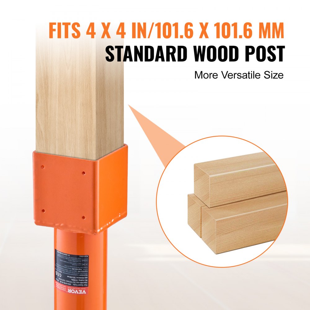 204A-0110-00-00 - VEVOR Heavy-Duty 4"x4" Adjustable Screw Jack Post for Support