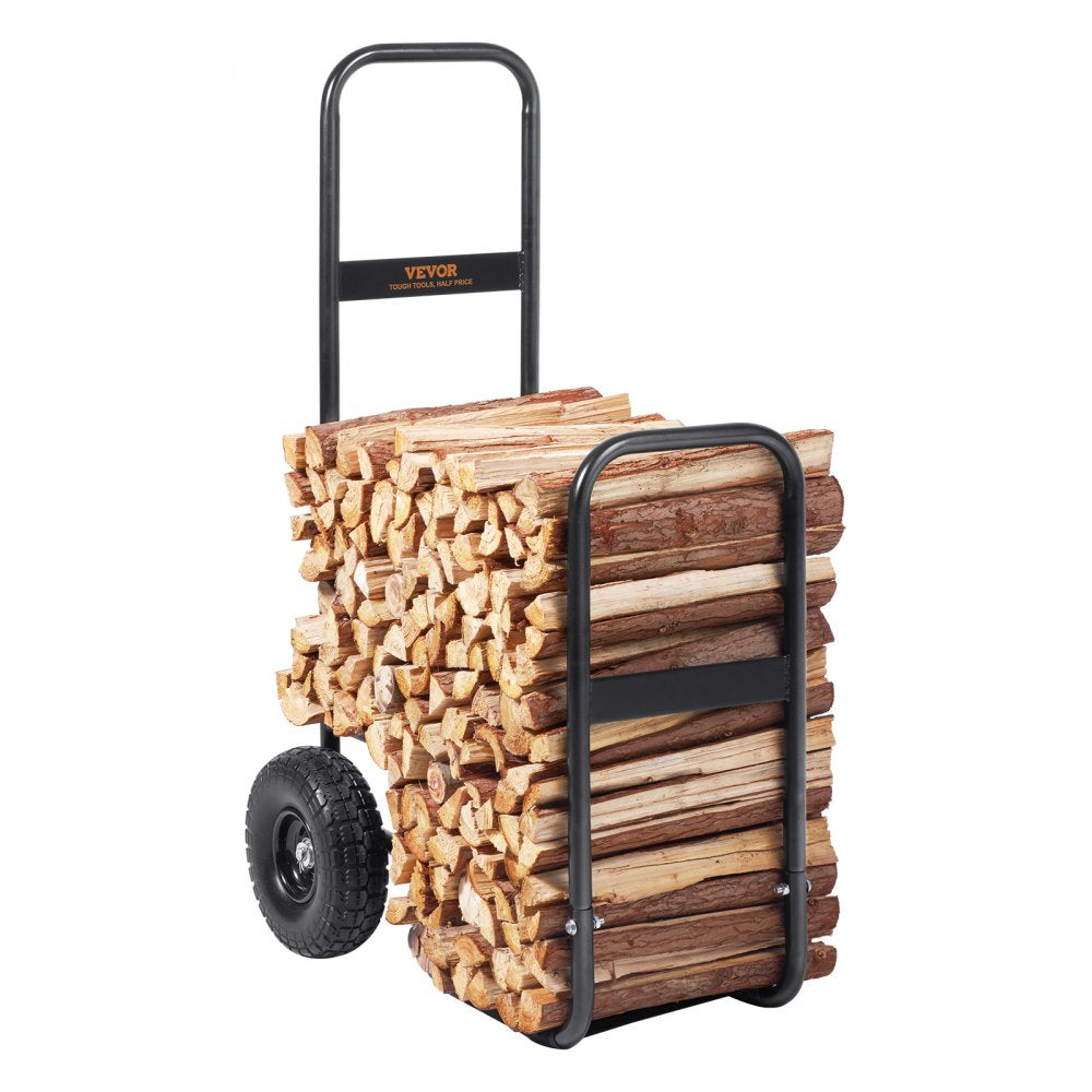 FC1359 W/C-SYT - Heavy-Duty Firewood Log Cart with 250 lbs Capacity