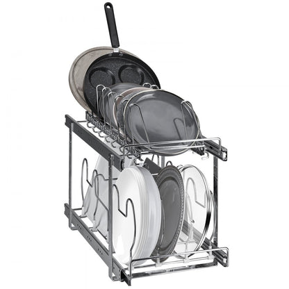 LX-C9285 - Expandable Carbon Steel Pot Rack with Full-Extension Pull-Out System