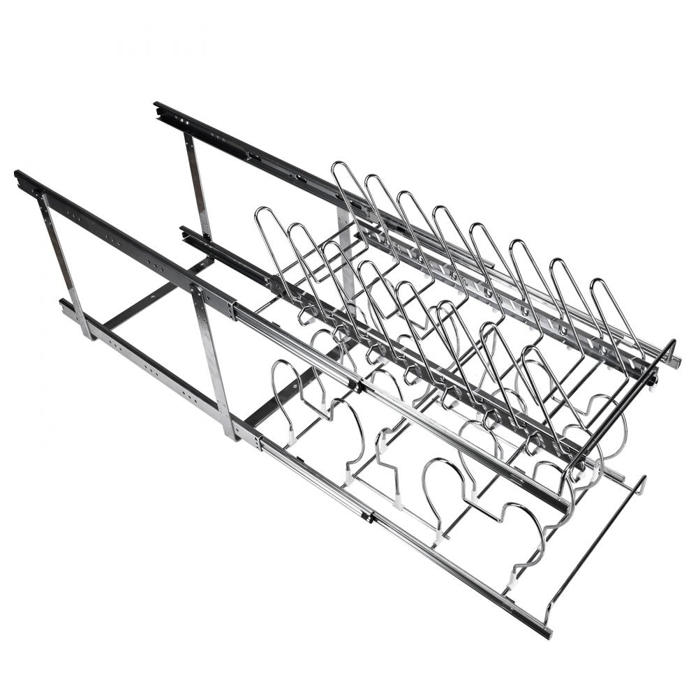 LX-C9285 - Expandable Carbon Steel Pot Rack with Full-Extension Pull-Out System