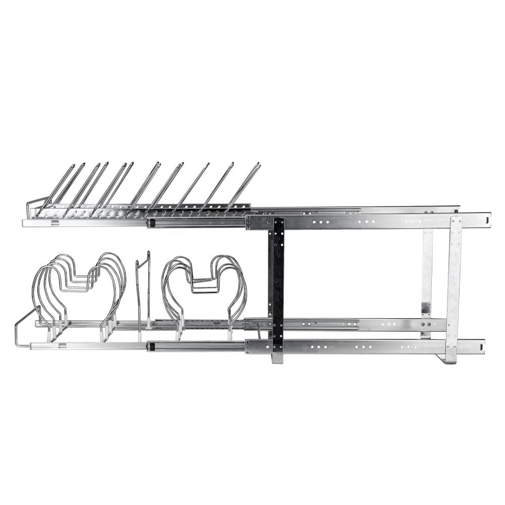 LX-C9285 - Expandable Carbon Steel Pot Rack with Full-Extension Pull-Out System