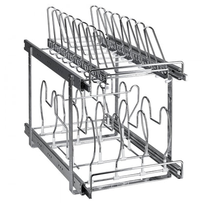 LX-C9285 - Expandable Carbon Steel Pot Rack with Full-Extension Pull-Out System
