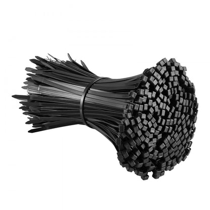 CC08 - 1000 Pack 8-Inch Nylon Zip Ties, 45lbs Strength