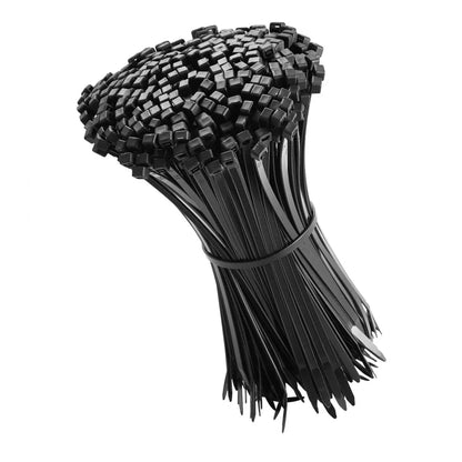 CC08 - 1000 Pack 8-Inch Nylon Zip Ties, 45lbs Strength