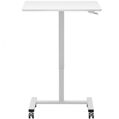 GT-SR50-5 - Adjustable Mobile Standing Desk 28"-44", 40 lbs Capacity
