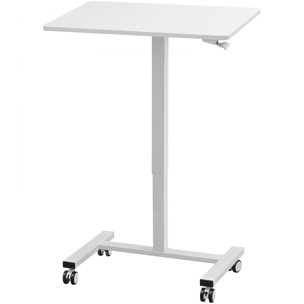 GT-SR50-5 - Adjustable Mobile Standing Desk 28"-44", 40 lbs Capacity