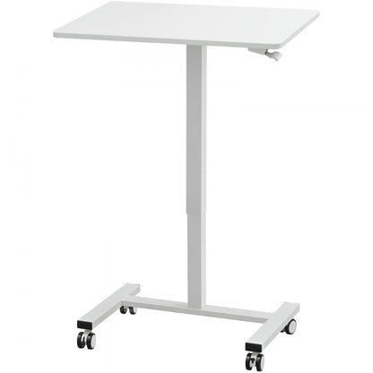 GT-SR50-5 - Adjustable Mobile Standing Desk 28"-44", 40 lbs Capacity
