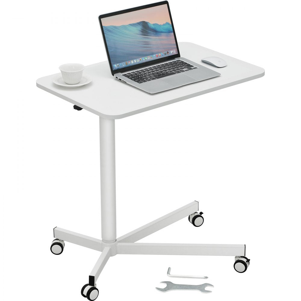 GT-SY50-4 - Versatile Mobile Desk 29.1”x18.9”, Adjustable Height 28.5-44.2”
