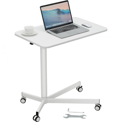 GT-SY50-4 - Versatile Mobile Desk 29.1”x18.9”, Adjustable Height 28.5-44.2”