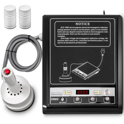 GLF-500F - Efficient Handheld Induction Sealer for Bottles (20-100mm Diameter)