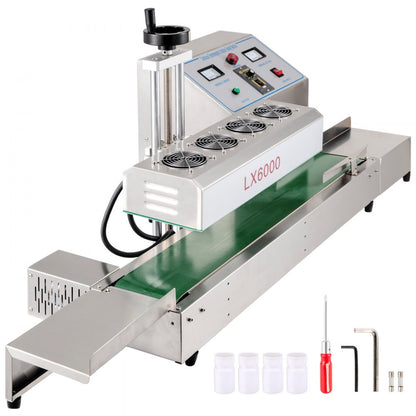 010673280474 - Stainless Steel Continuous Induction Sealing Machine for Bottles