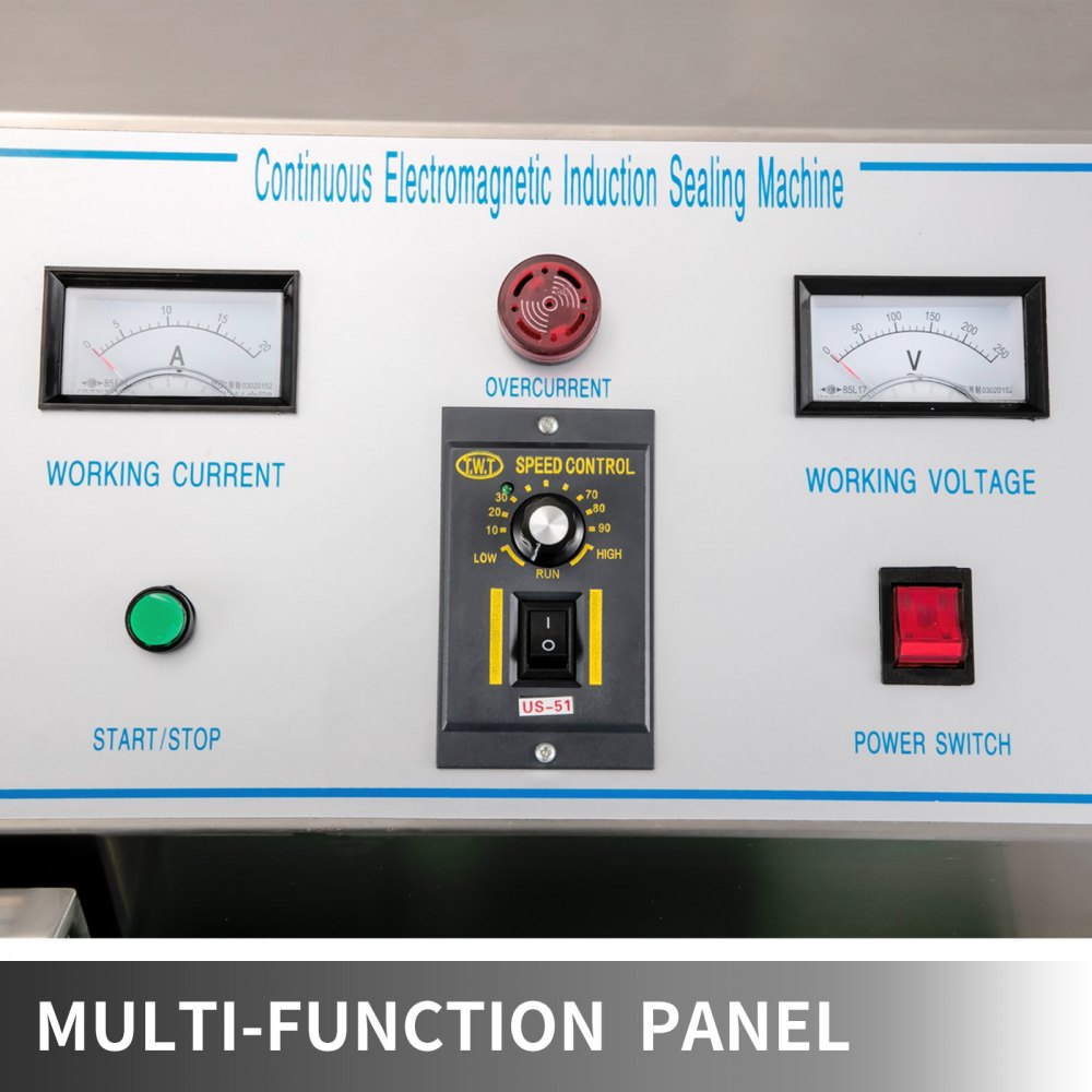 010673280474 - Stainless Steel Continuous Induction Sealing Machine for Bottles