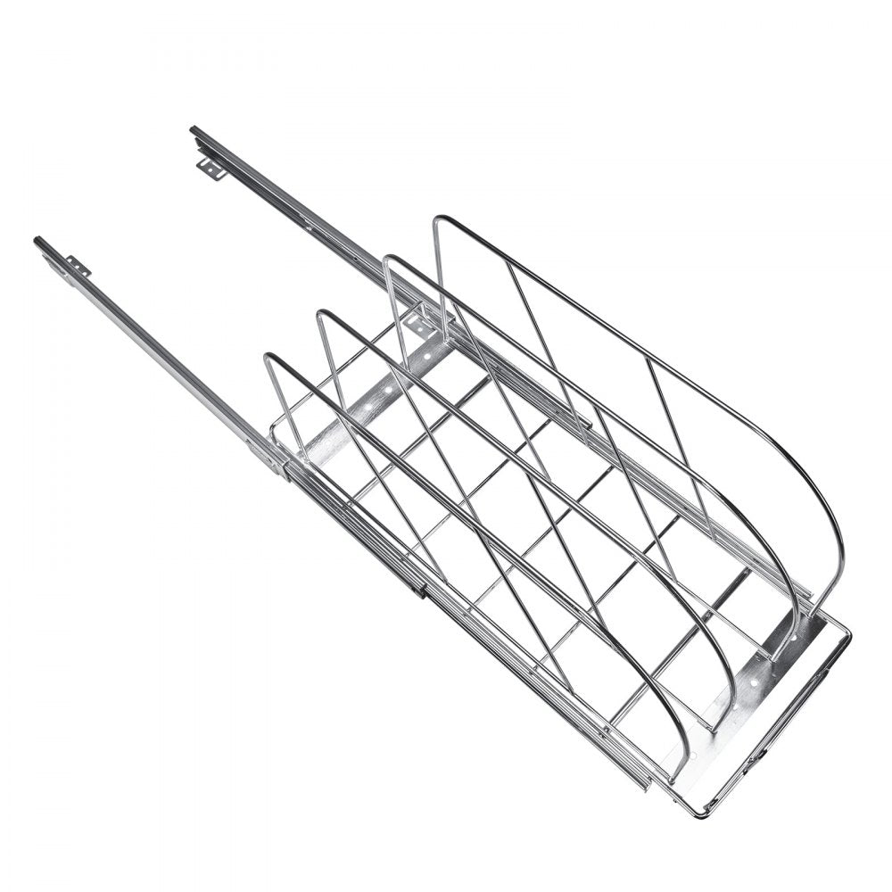 CH-HGGJ01 - Adjustable Chrome Pot Rack & Cookie Sheet Organizer for Kitchens