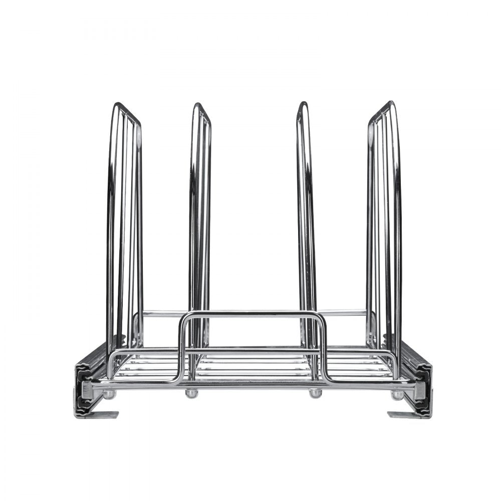CH-HGGJ01 - Adjustable Chrome Pot Rack & Cookie Sheet Organizer for Kitchens