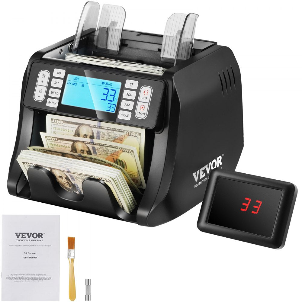 AL-162A - High-Speed Money Counter, 1200 Bills/Minute for Retail & Banking