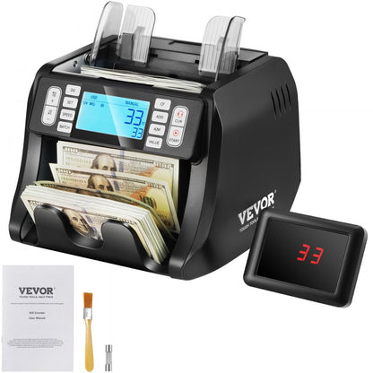 AL-162A - High-Speed Money Counter, 1200 Bills/Minute for Retail & Banking