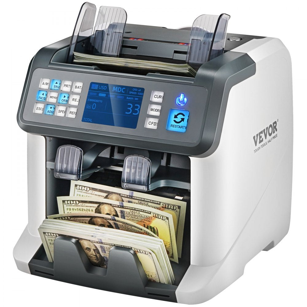 AL-955 - High-Speed 1200 Bills/Minute Money Counter Machine