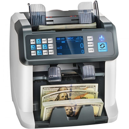AL-955 - High-Speed 1200 Bills/Minute Money Counter Machine