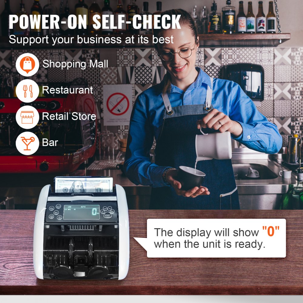 K07 - High-Speed Currency Counter with UV/MG/IR Detection
