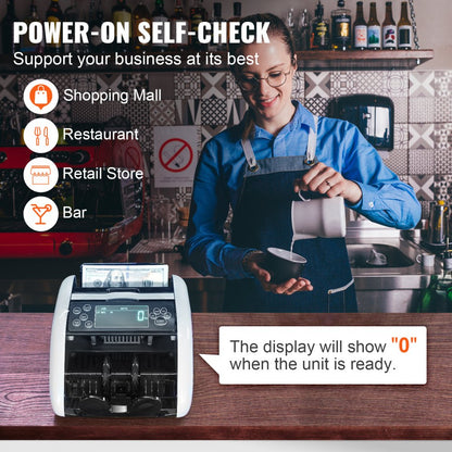 K07 - High-Speed Currency Counter with UV/MG/IR Detection