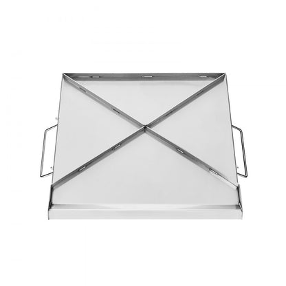 HH-SP002 - 18x16 Flat Stainless Steel Griddle Pan for Easy Cooking