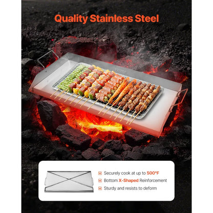 HH-SP004 - Durable Stainless Steel Griddle Pan for Every Meal
