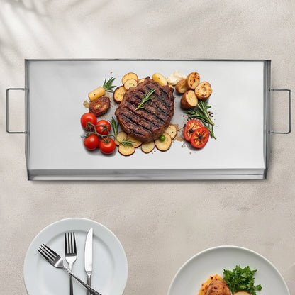 HH-SP004 - Durable Stainless Steel Griddle Pan for Every Meal