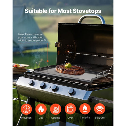 HH-SPN006 - Durable Carbon Steel Griddle Pan for Even Cooking